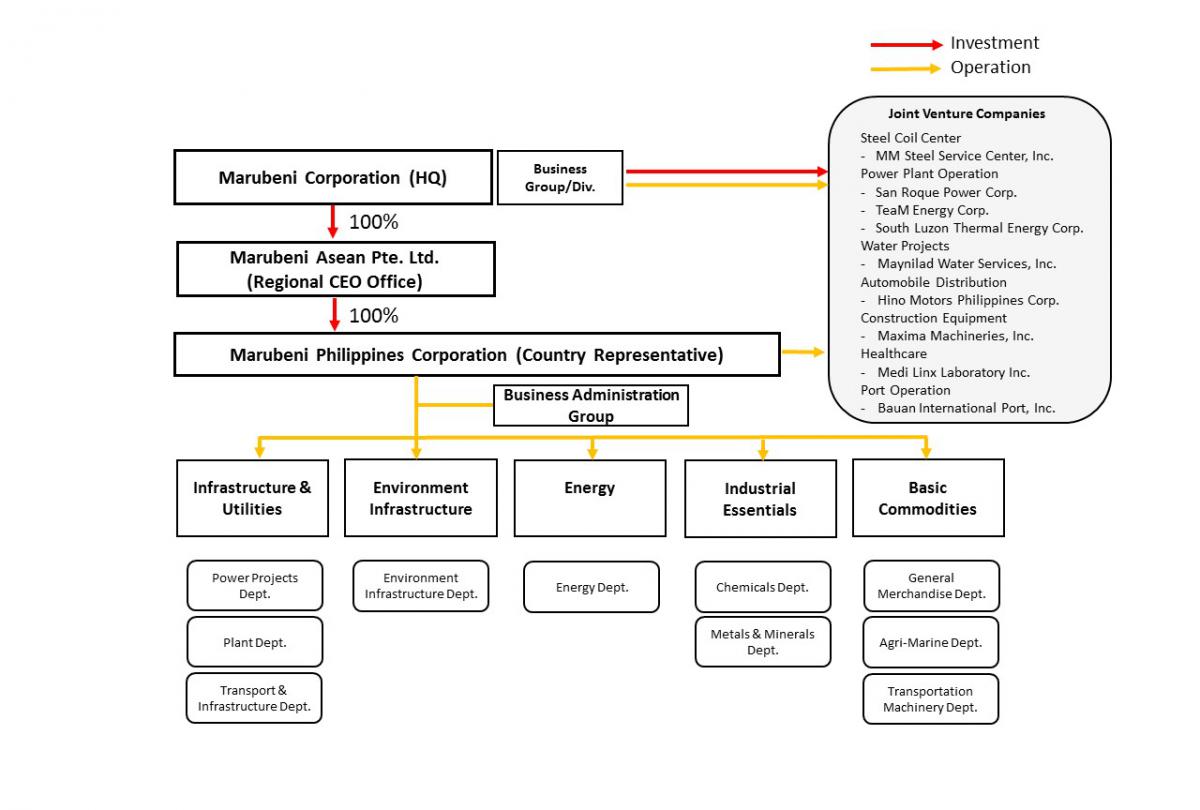 company organizational chart